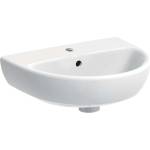 Geberit Selnova - Умивалник 45x37 см, с преливник, отвор за смесител, бял 500.324. 01.7 (500.324.01.7)