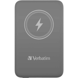 Verbatim Външна батерия Charge 'n' Go, магнитна, 10000 mAh, Сив