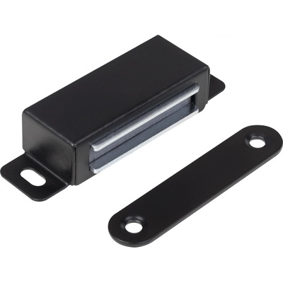 Walteco Nábytkový magnet 15 kg, nerez, černý 2 ks 60039