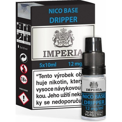 IMPERIA - 5x10ml - Nico Base Dripper (70VG/30PG) 12mg