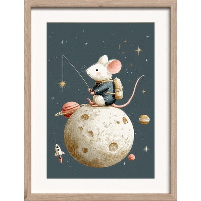Styler Детска картина 30x40 cm Astro Mouse - Styler (OB-14980)