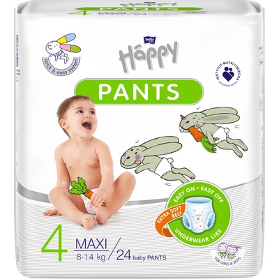 Bella Happy Pants 4 Maxi 8-14 kg 24 ks