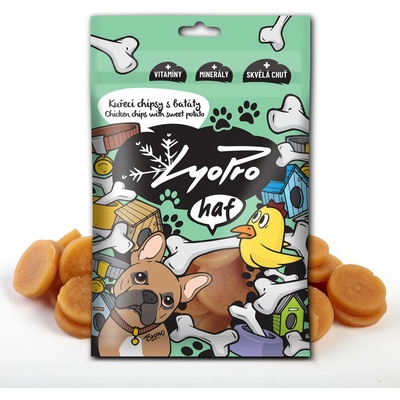 Lyopro haf poch sušené Kuracie chipsy s batátmi 70 g