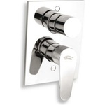FERRO Titania Fresh - Скрита смесителна батерия за вана с превключвател, хром 96050R, 0 (96050R,0)