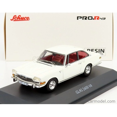 Schuco Glas 2600 V8 1966 Bílá 1:43