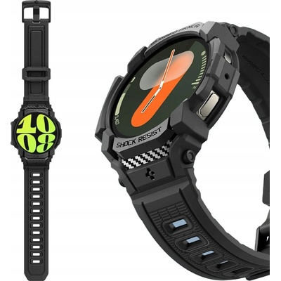 Spigen Rugged Armor Pro, matte black - Samsung Galaxy Watch7 44mm ACS08338 – Sleviste.cz