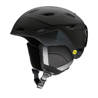 Helma Smith MISSION MIPS Matte Black Stripes velikost M