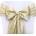 PartyDeco Панделка за стол - светлозлатна 0, 15 x 2, 75 м