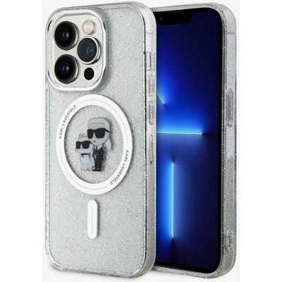 KARL LAGERFELD IML Брокат Karl and Choupette MagSafe Заден Калъф за iPhone 15 Pro Прозрачен Karl Lagerfeld | Lilav | ЖЕНИ | UNI