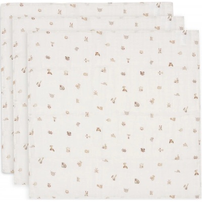 Jollein 70x70 cm Animal Friends 3 ks
