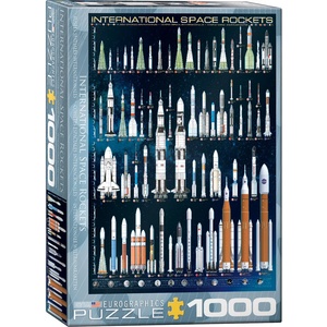 EUROGRAPHICS Пъзел Eurographics от 1000 части - Интернационални космически ракети (EG60001015)