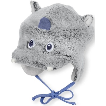 Image 1 of Sterntaler Зимна бебешка шапка Sterntaler - Дино, 43 cm, 5-6 месеца, сива (4601533-515)