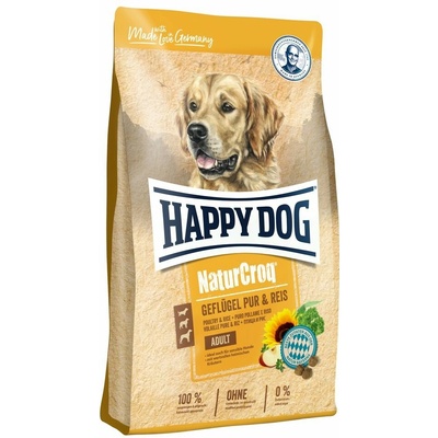 Happy Dog NaturCroq hydina Ryža 4kg