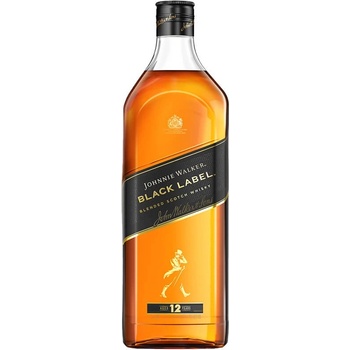 Johnnie Walker Black Label 12 YO - бленд шотландско уиски 1.75L