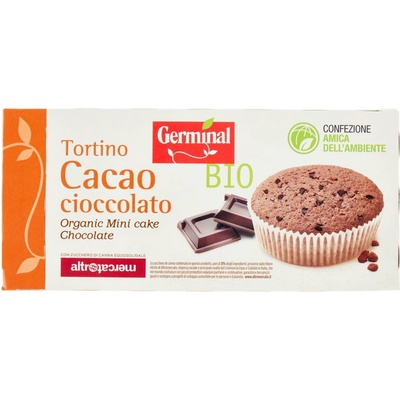 Germinal bio čokoládovo špaldové koláčiky 180 g