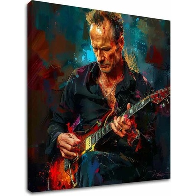 Obraz Sting - Kráľ Grammy | dokončené rukou umelca - 100x100 cm