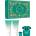 Versace Crystal Emerald Подаръчен комплект, Eau de parfum 90ml + Eau de parfum 5ml + Body lotion 100ml + Shower gel 100ml, Жени