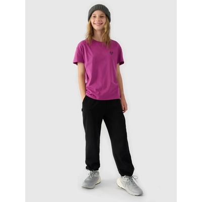 4F Dievčenské tepláky TTROF754 Čierna