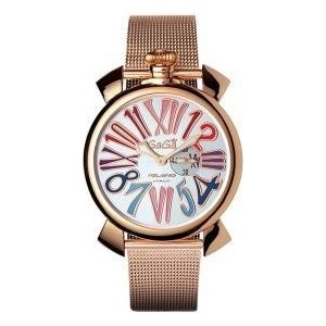 Gaga Milano Дамски часовник GaGa Milano SLIM (Ø 46 mm) Цвят Розово Злато