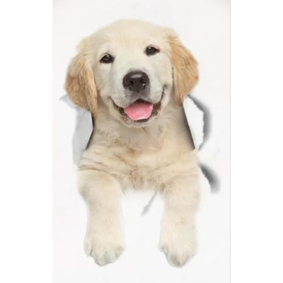 Merci-shop.Samolepky na auto Mops pes 2 ( 12 x 12 cm ) – Zboží Dáma