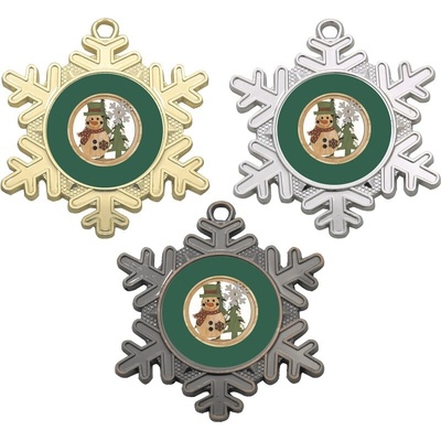VIZINGR Vánoční medaile D47-L447 D47-L447 bronz
