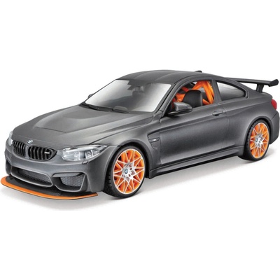 Maisto BMW M4 GTS matné kovovo šedé assembly line 1:24