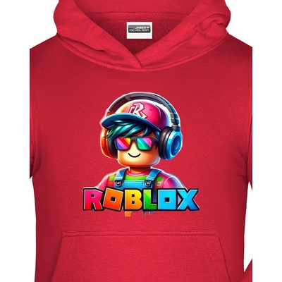 Dětská mikina Roblox 4 červená