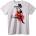 NOONEBRAND Тениска Данк Майстор 21 Баскетбол - 2XL, White