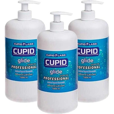3 x Лубрикант Cupid Glide Professional 3x1 литър