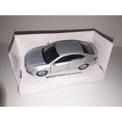 Welly Model auta Škoda Octavia IV stříbrná 1:38
