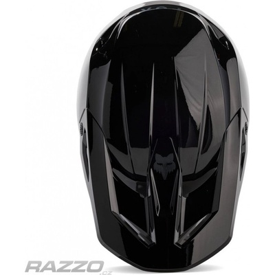 Náhradní kšilt helmy FOX V1 Visor Solid Black 2024 / 2025 L