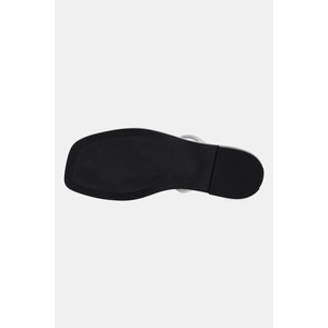Calvin Klein Кожени чехли FLAT SANDAL SQUARED 2-BAR LTH (HW0HW02532)