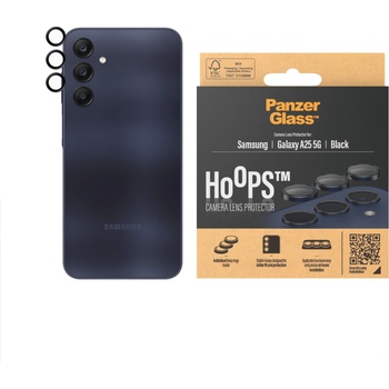 Panzer Стъклен протектор за камера PanzerGlass Hoops за Samsung Galaxy A25 5G - Черен