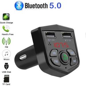 Kebidu Bluetooth FM трансмитер и ВОЛТМЕТЪР, 2 USB зарядни за GSM Bluetooth Car Kit 830E