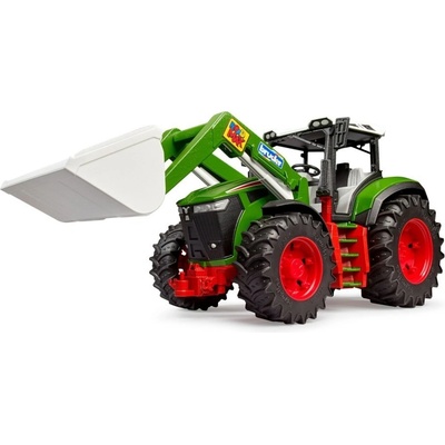 Bruder 03452 ROADMAX Traktor s čelným nakladačom a vozidlomBruder 3452