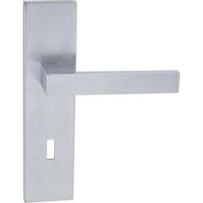 Tupai SQUARE 3023S zamak kl./kl. s BBQ otvorem hranatý otvor pro klíč Chrom broušený 96 72 mm