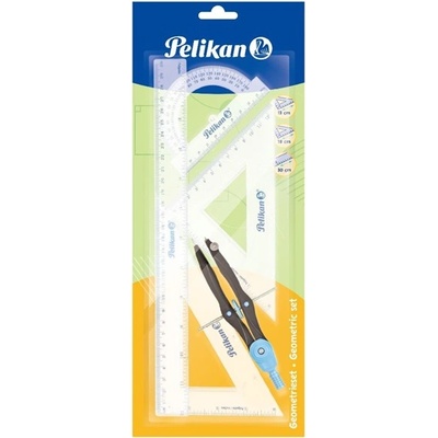 Herlitz Комплект от 5 линийки „Пеликан с циркул 00700252 (00700252)