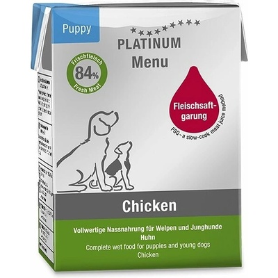 Platinum Natural Menu Kuracie pre šteniatká 375 g