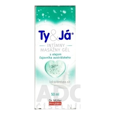 Dr. Müller Ty&Já INTÍMNY MASÁŽNY GÉL s olejom čajovníka austrálskeho 50 ml