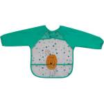 Interbaby Бебешки лигавник с ръкави Interbaby - Leon, зелен (00323) - ozone