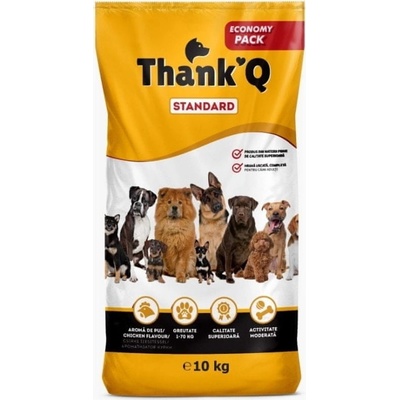 Thank´Q Standard Dog Adult Kurča 10 kg