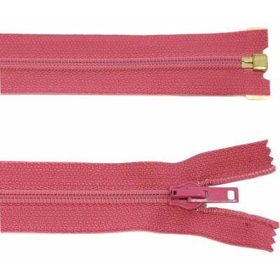 Zips plastový špirálový deliteľný 6 mm dĺžka 70 cm farba 5 staroružová