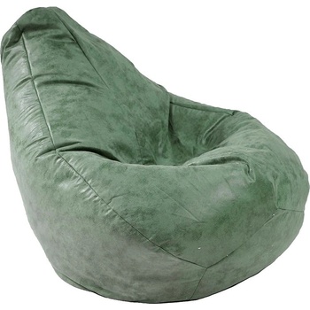 Pufrelax Пуф круша, 220л. , Nirvana Hobbit - Silver Garden, Перящ се калъф, Пълнеж от полистиролни перли, Гама Premium