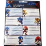 SONIC Ученически етикети Sonic - 16 броя (775-40346)