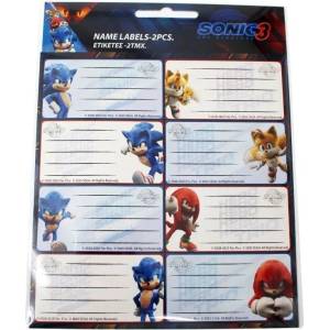 SONIC Ученически етикети Sonic - 16 броя (775-40346)