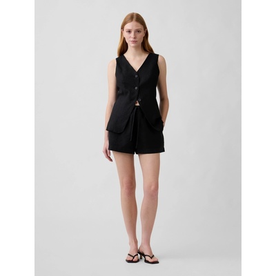 GAP Ленени къси панталони GAP GAP | Cheren | ЖЕНИ | XS