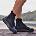 Tinti Shoes Дамски боти тип чорап Irka black velur