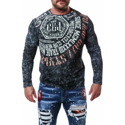 Cipo & Baxx pánske tričko CL472 Black