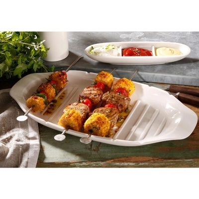 Villeroy & Boch tanier na špízy L Ultimate BBQ 42x22 cm