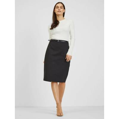 Orsay Черна дамска пола с колан ORSAY Orsay | Cheren | ЖЕНИ | S